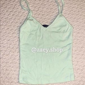 NWOT Brandy Melville pastel green tank